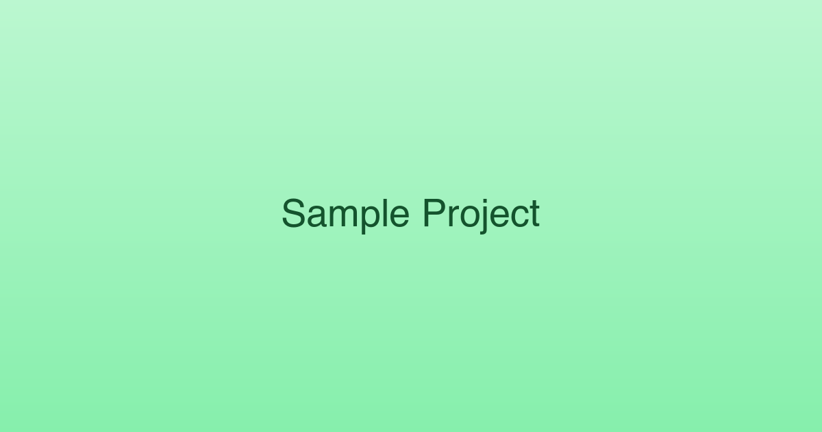 Sample Project
